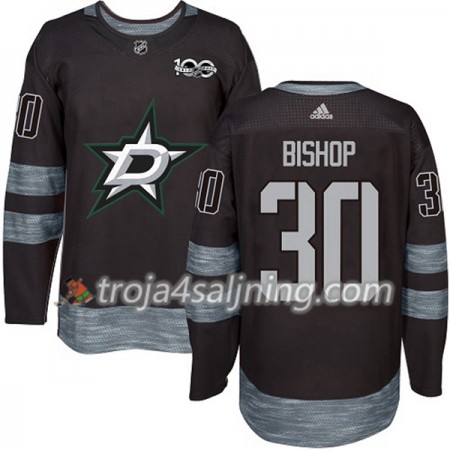 Dallas Stars tröja Ben Bishop 30 1917-2017 100th Anniversary Adidas Svart Authentic - NHL Tröjor Herr Dallas Stars tröja Ben Bishop 30 1917-2017 100th Anniversary Adidas Svart Authentic - NHL Tröjor Herr